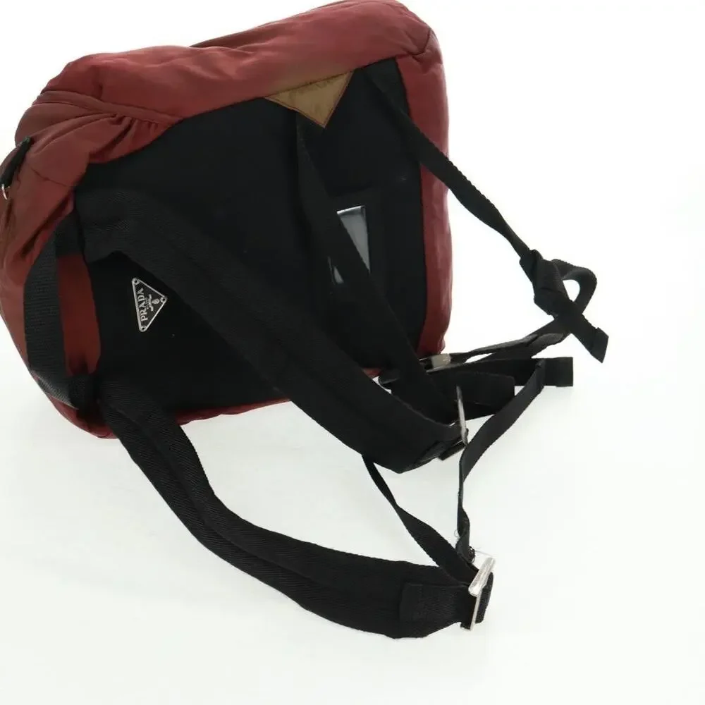 Prada Nylon Backpack Red